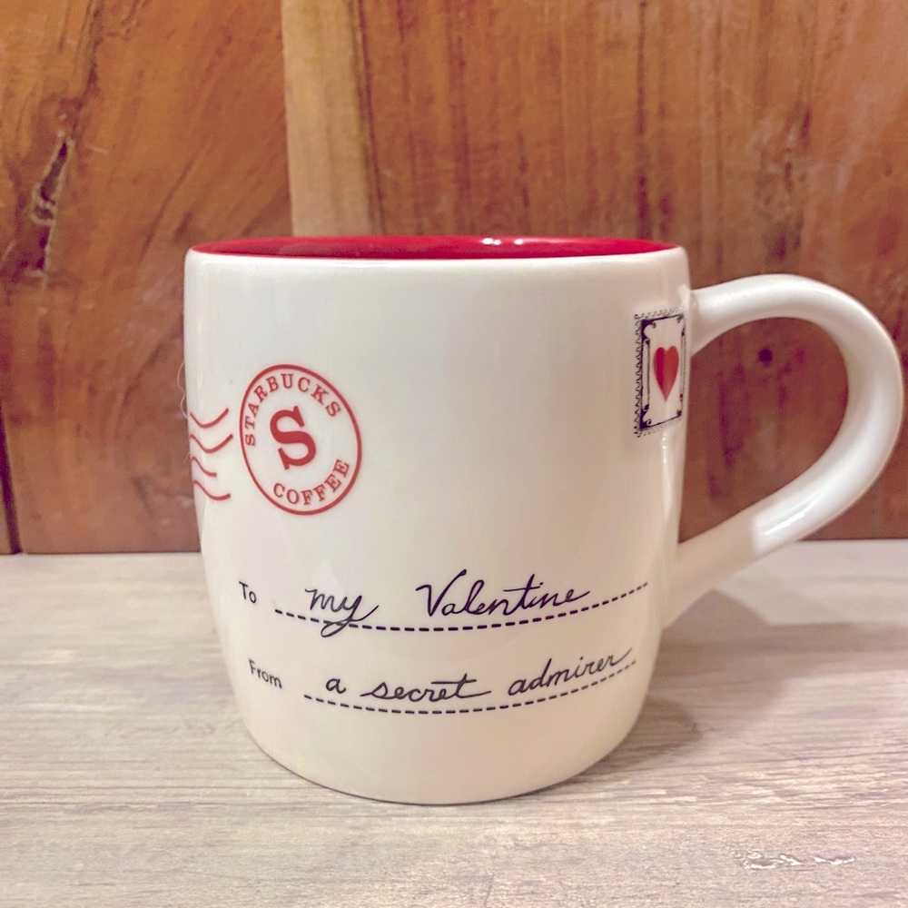 Starbucks 2010 Coffee Mug To My Valentine From A Secret Admirer 12 OZ mug